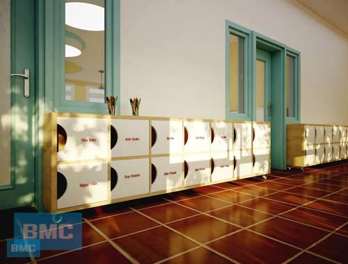 thiết kế nội thất nhà trẻ