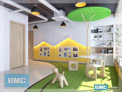 thiết kế nội thất trường mầm non
