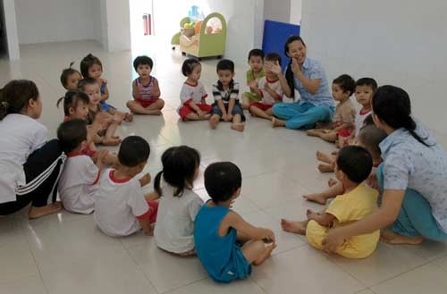 thiết kế nội thất trường mầm non