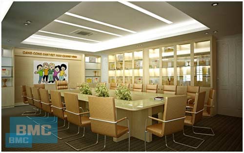thiết kế phòng làm việc trường mầm non