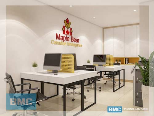 thiết kế phòng làm việc trường mầm non